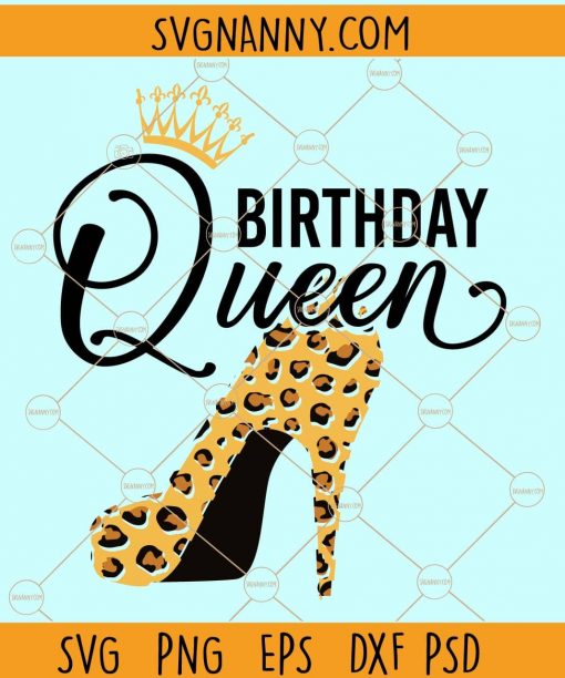 Birthday queen svg