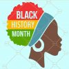 Black history month svg