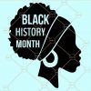 Black history month svg