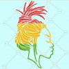 Black woman deadlock svg