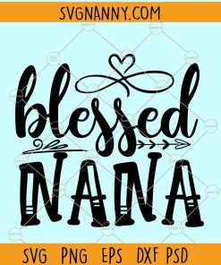 Blessed nana svg