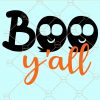 Boo y'all svg