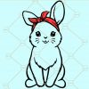 Bunny bandana svg