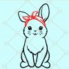 Bunny bandana svg