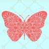 Butterfly mandala svg