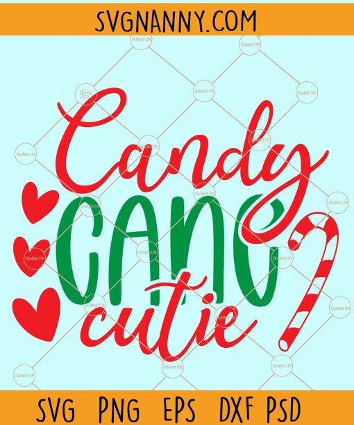 Candy cane squad svg