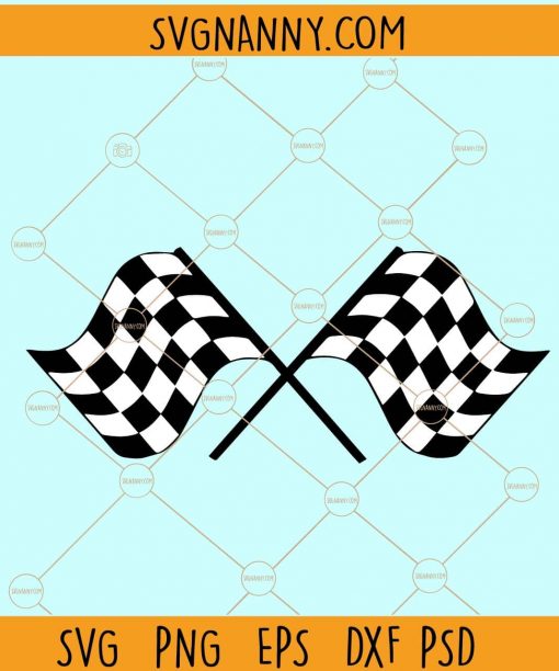Checkered racing flag svg