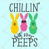 Chilin with my peeps svg