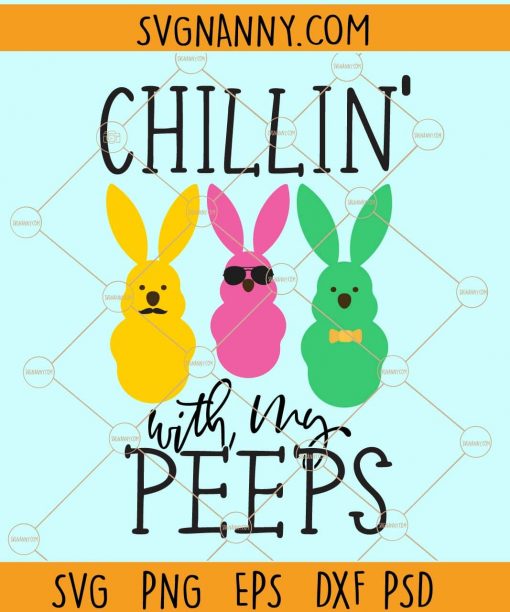 Chilin with my peeps svg