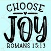 Choose joy svg