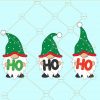 Christmas gnomes svg