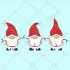 Christmas gnomes svg