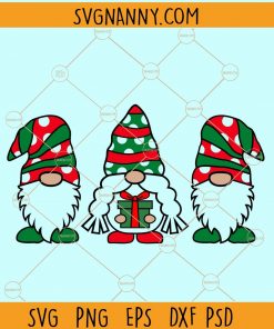 Christmas gnomes svg