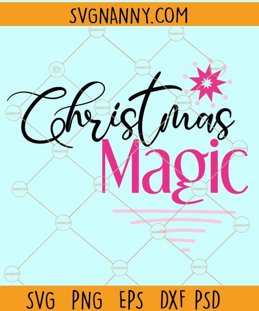 Christmas magic svg