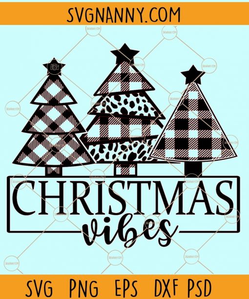 Christmas vibes svg