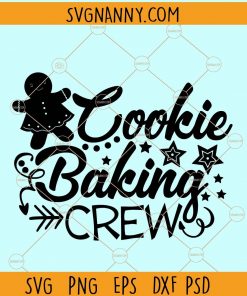 Cookie baking crew svg