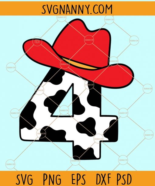 Cowboy fourth number svg