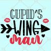 Cupid's wing man svg