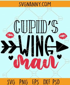 Cupid's wing man svg