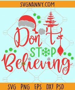 DO not stop believing svg