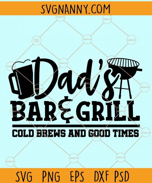 Dad's bar and grill svg