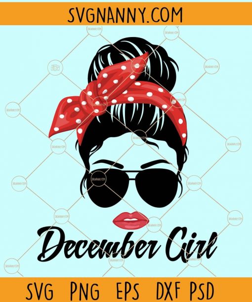December girl svg