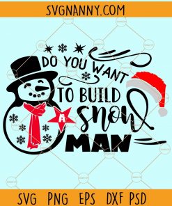 Do you want to build a snowman svg
