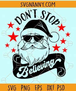 Don't stop believing svg