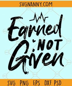 Earned not given svg