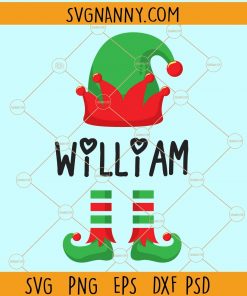 Elf hat william svg