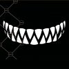 Face mask with fangs svg