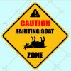 Fainting goat svg