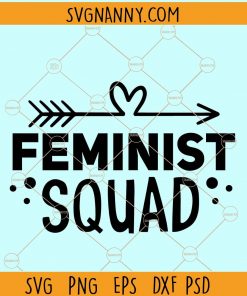 Feminist squad svg