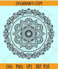 Flower mandala svg