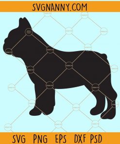 French bulldog svg