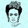 Fridah khalo potrait svg