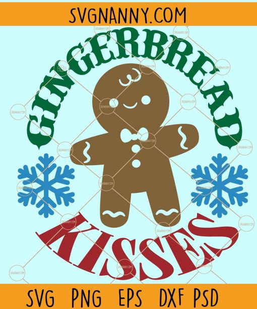 Gingerbread kisses svg