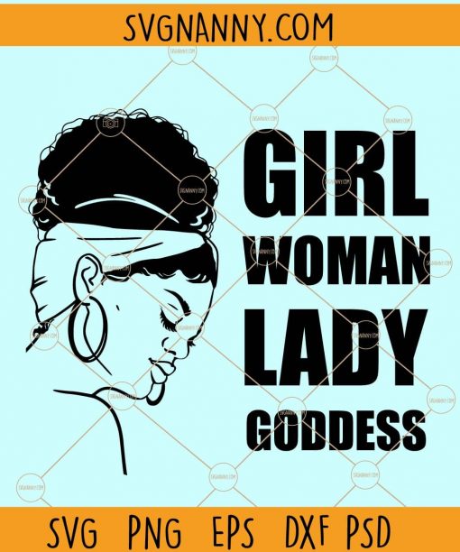 Girl woman lady goddess svg