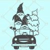 Gnomes in car svg