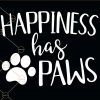 Happiness has paws svg