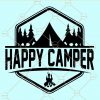 Happy camper svg