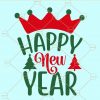 Happy new year svg