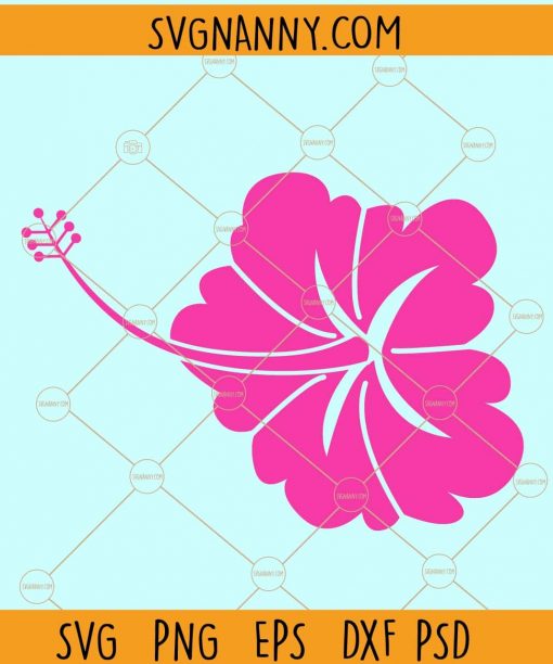 Hibiscus flower svg