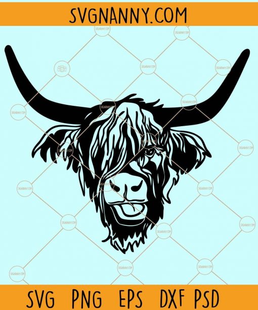 Highland cow svg