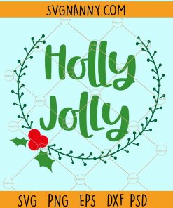 Holly jolly svg