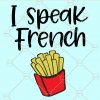 I speak french svg