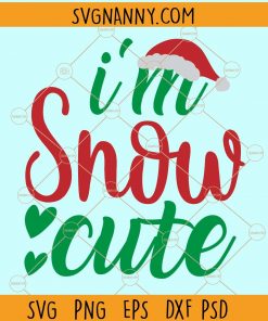 I'm snow cute svg