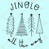 Jingle all the way svg