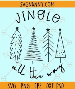 Jingle all the way svg
