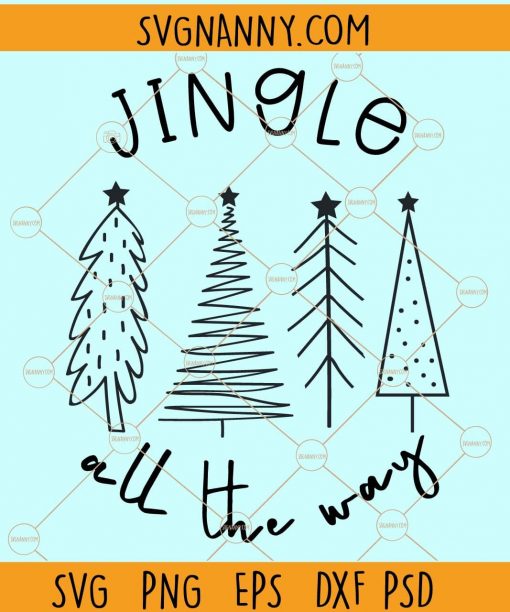 Jingle all the way svg